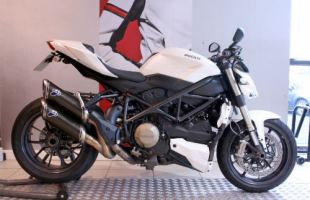2009 Ducati Streetfighter White 1098cc Termignoni Exhaust FSH motorbike