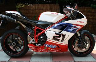 2009 Ducati 1098 Troy Bayliss replica not gsxr r1 fireblade etc motorbike