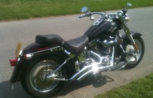 Harley Davidson Softail FLSTF Fat Boy in rare stage II tune motorbike