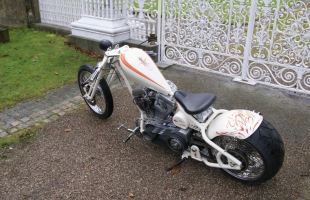Harley Davidson Chop Custom Hardtail Chopper motorbike