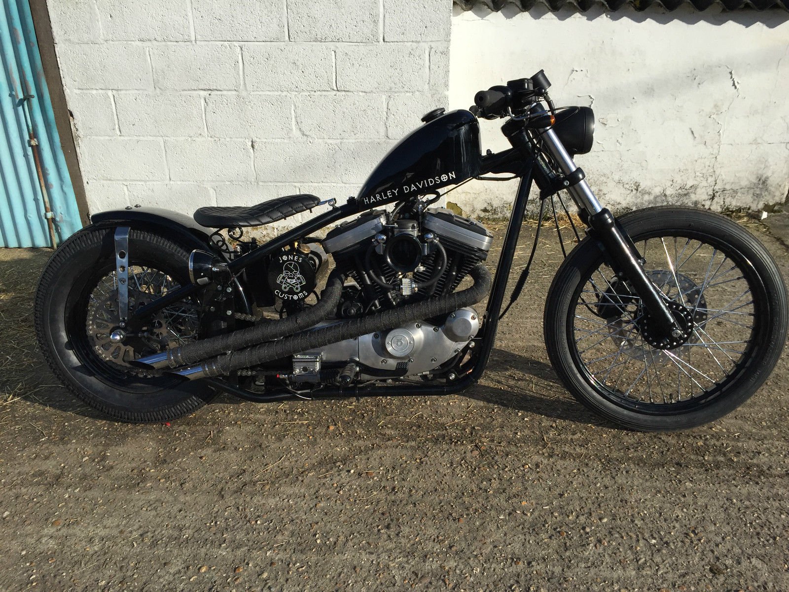 Harley Davidson sportster bobber, custom built hardtail ...