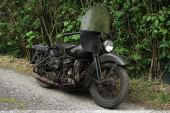 1943 Harley Davidson WLA vintage motorcycle for sale