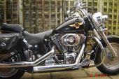 2005 Harley-Davidson FLSTFIA 15TH ANN. FAT BOY Black for sale
