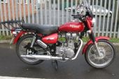 Royal Enfield BULLET ELECTRA EFI 500 13 red rack screen 60 mile px welcome for sale