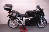 BMW K1200 S 2008 08 Plate Black, panniers and top case. for sale