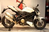 2010 Ducati Streetfighter 1098 White 6996 Miles FSH for sale