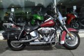 2005 (05) Harley Davidson FLSTCI. HERITAGE SOFTAIL Classic. 8000 miles.Red/Black for sale