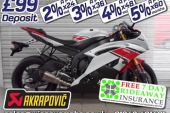 Yamaha R6 OFFICIAL WGP 50th ANNIVERSARY with FREE AKRAPOVIC CAN for sale
