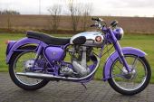1957 BSA B33 500cc - Great runner - Purple. for sale