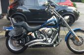 Harley-Davidson FXSTC SOFTAIL CUSTOM  2008  BLUE/Black for sale