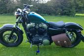 Harley Davidson Sportster 48 Forty Eight XL1200X 2015 Candy Blue New Condition for sale