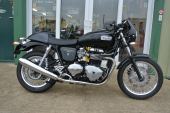 Triumph Thruxton 2011 ,mint bike full History performance pipes alarm nose cone for sale