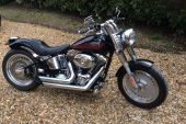 2007 Harley-Davidson FLSTF FAT BOY Black HIGHLEY CUSTOMISED Only 4600 Miles for sale