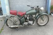 BSA WM20 500cc 1944 RUNNING RIDING PROJECT for sale
