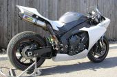 Yamaha R1 Big Bang Race Track Bike Superstock spec 2012 with V5 Ohlins Akrapovic for sale