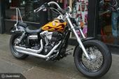 Harley-Davidson 2009 DYNA WIDE GLIDE FXDWG YELLOW FLAME CUSTOM STAGE 1 for sale
