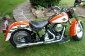 Harley Davidson Fatboy FLSTF 1998 ORANGE/White for sale