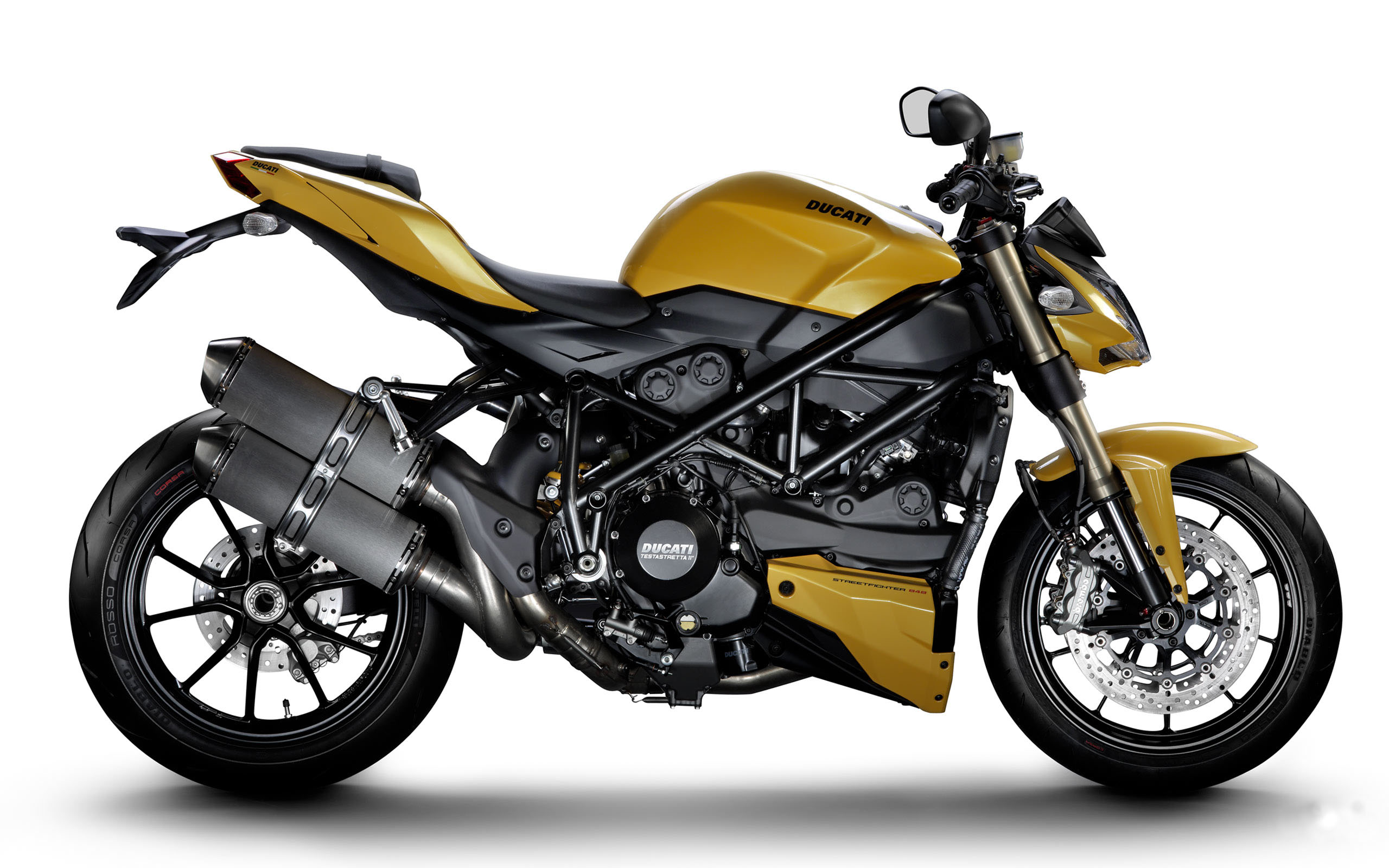 Ducati Streetfighter 848 Yellow 2560x1600 Wallpaper High Resolution |  